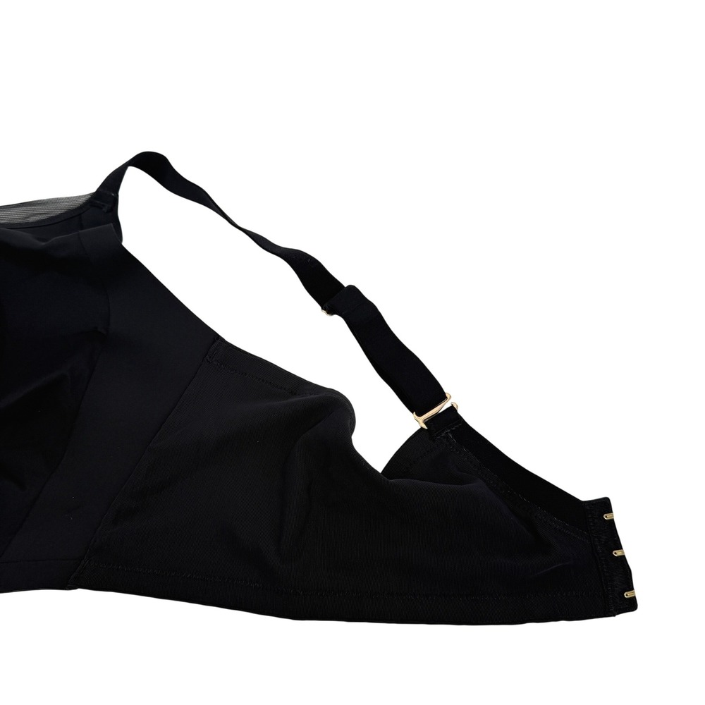 Thirdlove‎ 24/7 Classic Wireless Crossover Minimizer Bra Black 42F Unlined Soft View 5